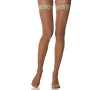 SCUDOTEX Bas Auto Fixant 70 Deniers Maille Tricotée Compression Décroissante Moyenne 15-18 Hg mm Couleur Nature Taille 3