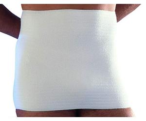 SCUDOTEX Ceinture Elastique Super Laine Couleur Blanche Hâteur 30 cm Taille 4