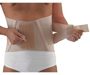 SCUDOTEX Corset Elastique Lombo Sacrée Double Cross Hâteur 27 cm Couleur Natural Taille 6