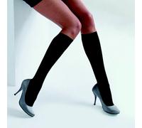 Scudotex Mi-bas en maille 70 deniers Compression extra moyenne Hg 15-18 mm Noir