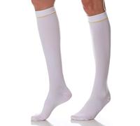 SCUDOTEX Mi-Bas Médical Anti-Thrombose à Compression Décroissante 18-24 Hg mm Longueur Moyenne Couleur Blanche Taille 3