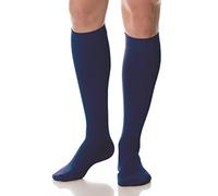 SCUDOTEX Mi-Bas pour Homme 280 Deniers Grand Repos Classique à Compression Décroissante Moyenne 18-21 Hg mm Couleur Bleu Taille 5