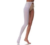 SCUDOTEX Mono Collant Gauche Médical Anti-Thrombose à Compression Décroissante 18-24 Hg mm Longueur Long Couleur Blanche Taille 4