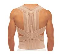 SCUDOTEX Redresse Epaules Elastique avec Baleines/Corset Lombo Sacrée Hauteur cm 16 Couleur Naturale Taille 5