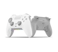 SCUF ENVISION PRO Contrôleur de Jeu Sans Fil pour PC Uniquement - Poucettes Anti-Dérive - Cinq Touches G Amovibles - Palettes Dorsales Amovibles - Déclencheurs Instantanés - Blanc