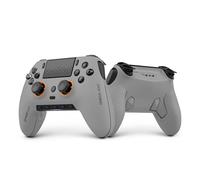 SCUF OMEGA PS5 Manette Performance Sans Fil - Licence Officielle, 11 Entrées Personnalisées, Gâchettes Instantanées, Basse Latence, Joysticks Endurance TMR - Compatible avec les PC - Gris Clair