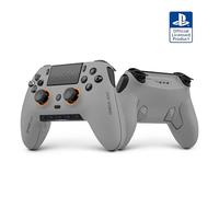 SCUF OMEGA PS5 Manette Performance Sans Fil - Licence Officielle, 11 Entrées Personnalisées, Gâchettes Instantanées, Basse Latence, Joysticks Endurance TMR - Compatible avec les PC - Gris Clair