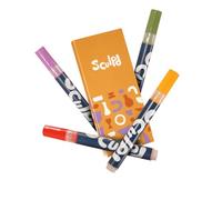 Sculpd Bloomsbury Tons Lot de stylos de peinture acrylique, pointe fine de qualité supérieure pour la peinture de poterie, bois, carton, papier, verre et la plupart des autres surfaces, 4 couleurs