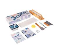 Sculpd Kit d'art complet pour toile texturée avec pâte de texture, toile, couteau à palette, crochets muraux, outils d'artisanat, vidéos et guide du débutant - Cadeau pour adultes, adolescents, hommes