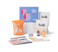 Sculpd │ Kit de bougies 2 personnes pour la fabrication de bougies à l’argile autodurcissante | Kit d'initiation aux bougies pour adultes avec cire de soja, huile parfumée, vernis, outils et guide