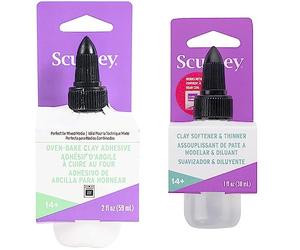 Sculpey Colle pour pâte polymère et Argile - à Cuire & Liquide Clay Softener, 0 l