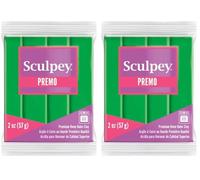 Sculpey Green Premo PE02-5323 Sculpey Argile polymère 2 oz, c1 (Lot de 2)