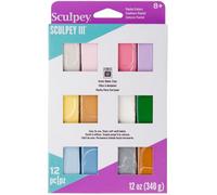 Sculpey Iii Argile Polymre Multipack 1oz 12/Pkg-Pastels