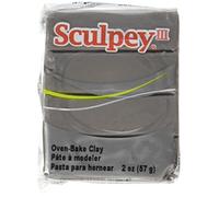 Sculpey III Polymer Clay 2 once-éléphant gris