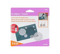 Sculpey Polyform Liquid Sculpey Silicone Bakeable Mold W/Squeegee-Mandala