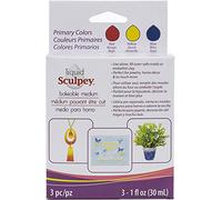 Sculpey Polyform Sculpey Liquid Medium-Primary, Rouge, Bleu, Jaune