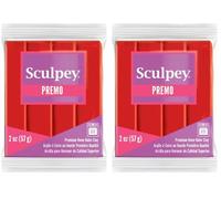 Sculpey Premo (Cadmium Red Hue) (Lot de 2)
