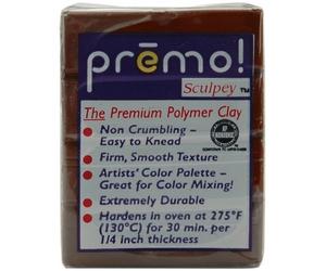 Sculpey Premo Polymer Clay 2oz-Burnt Umber