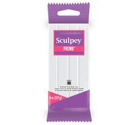 Sculpey Premo Polymer Four-coiffeur Argile blanc non toxique 8 oz. Bar ideal pour les bijoux faisant des medias mixtes de bricolage et des projet