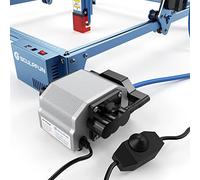 SCULPFUN Air Assist 30 L/min pour machine de gravure laser, kit de pompe à air de découpe laser, élimine la fumée, vitesse réglable, faible bruit, faibles vibrations