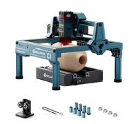 SCULPFUN C1 3W Mini-machine de gravure laser avec rouleau rotatif RAmini, machine de gravure laser haute précision 0,04 mm, vitesse jusqu'à 10 000 mm/min