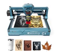 SCULPFUN C1 Graveur laser Mini, machine de gravure laser portable 3 W avec point ultra-fin de 0,04 mm, aucune installation requise, pour débutants, appareil de gravure pour bois métal bricolage