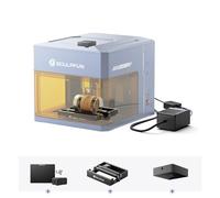 SCULPFUN Deluxe iCube Ultra PAC3 Kit d'accessoires de mise à niveau avec caméra iCAM, mini scooter RA, pompe à air iAP et plaque de découpe