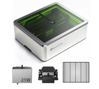 SCULPFUN E1 Pro 21W Graveur et découpeuse Laser avec Caméra HD | Sécurité de Class 1, Gravure Laser haute vitesse 600 mm/s, mise au point rapide, zone de travail 400 x 320 mm