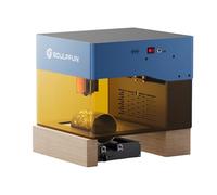 SCULPFUN iCube Pro 5W Graveur laser avec rouleau rotatif RA Mini, machine de gravure laser portable avec filtre anti-fumée et alarme de température, gravure d'objets cylindriques