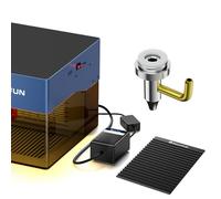 SCULPFUN iCube Série 5 W 10 W Kit d'accessoires spécialisés pour couper les plaques en nid d'abeille, pompe à air 15 l/min à faible bruit, faible vibration, débit d'air stable, réduction de la fumée