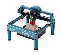SCULPFUN Mini machine de gravure laser C1 avec mini rouleau rotatif laser RA, machine de gravure laser de 3 W, gravure laser haute précision de 0,04 mm, plug and play, idéal pour le bricolage, le bois
