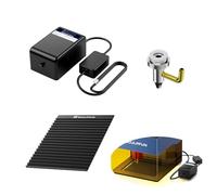 SCULPFUN Plan de travail en nid d'abeille 15 l/min Kit de pompe à air pour graveur laser iCube 5 W/iCube 10 W, faible volume 40 dB