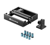 SCULPFUN RA Mini Rouleau rotatif laser pour machines de gravure laser C1, iCube, iCube Pro, iCube Pro Max et iCube Ultra - Rouleau pour graver des objets cylindriques, réglage continu, plug-and-play