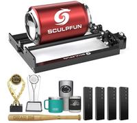 SCULPFUN Rouleau graveur laser Rouleau rotatif axe Y pour la gravure d'objets cylindriques Boîtes de conserve