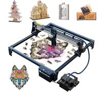 SCULPFUN S30 Pro Machine à graver laser 10W, machine de gravure laser automatique 30 l/min, rail linéaire industriel, interrupteur de fin, pour bois, métal, acrylique, 410 x 400 mm