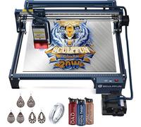 SCULPFUN S30 Pro Max Graveur Laser 20W Decoupe Laser, Assistant d'air automatique 30L/min, Rail industriel, Gravure sur métal coloré