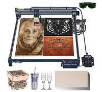 SCULPFUN S30 Ultra 33W Laser Cutter Gravure Laser 600x600mm Grande Zone de Travail, 0.005mm Haute Précision Industrielle Glissière Gravure Coupe, Assistance D'air Automatique, Moteur Pas À Pas 42Bit