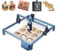 SCULPFUN S9 Graveur laser 5.5 W CNC haute précision à effet 90 W, découpe laser point comprimé à focale fixe ultra-fine de 0,06 mm