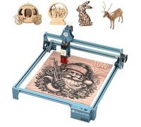 Sculpfun S9 Pro Machine de Gravure Laser, Graveur Laser 10W, Précision de Gravure de 0,01 Mm, Machine de Gravure Laser, Machine de DéCoupe Laser pour Bois, Acrylique, Cuir, Zone de Gravure 400X410 mm
