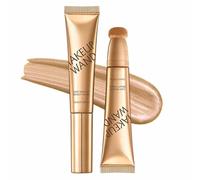 Sculpt Tape & Blush Tape Duo, ensemble de blush et bronzant, baguette de beauté contour imperméable, baguette de beauté liquide 2 en 1, bâton de maquillage crème avec applicateur (Highlight 01#)