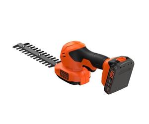 Sculpte-haies et cisaille à gazon sans fil + batterie 2Ah + chargeur - BLACK&DECKER - BCSS18D1-QW - 18V