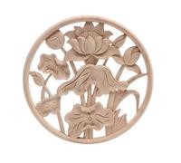 Sculpté Unique Antique Cadre en Bois Appliqué Autocollant en Bois Garniture Fleur Long Bois Décoration Accessoires Armoire, B2, 4