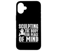 Sculpter le corps pour une tranquillité d'esprit massant thérapeute Coque pour iPhone 16 Plus