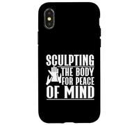 Sculpter le corps pour une tranquillité d'esprit massant thérapeute Coque pour iPhone X/XS