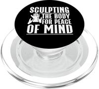 Sculpter le corps pour une tranquillité d'esprit massant thérapeute PopSockets PopGrip pour MagSafe