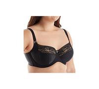 Sculptresse by Panache Plus Size Chi Full Cup Bra (7695) Soutien-Gorge Balconnet, Opaque, Noir, 44FF Femme