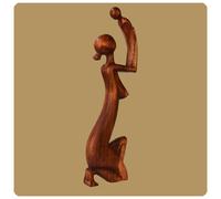 Sculpture Abstraite Fait Main En Bois | Tendresse | XXL 60 CM