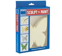 Sculpture Block SP 101 Mousse dure Blanc 16 x 18 x 3 cm