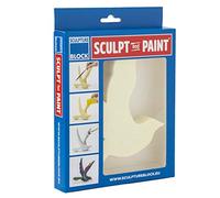 Sculpture Block SP 102 Mousse dure Blanc 16 x 16 x 3 cm