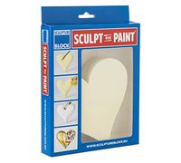 Sculpture Block SP 106 Mousse dure Blanc 15 x 15 x 3 cm